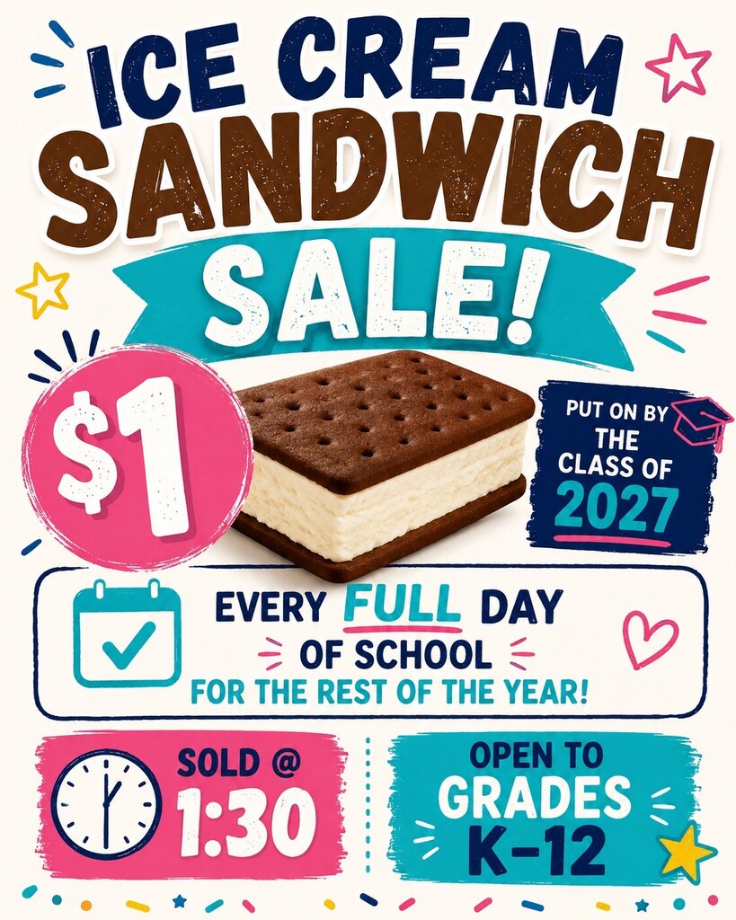 Ice Cream Sandwich Sale