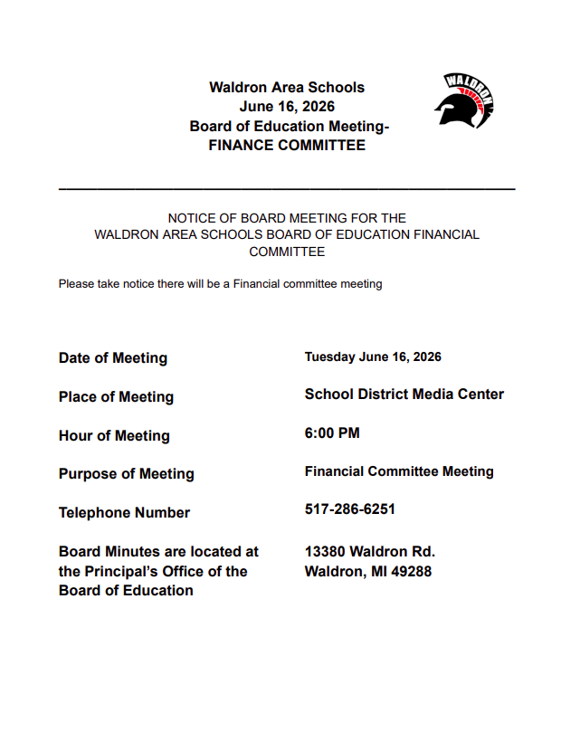 Finance Committee Meeting