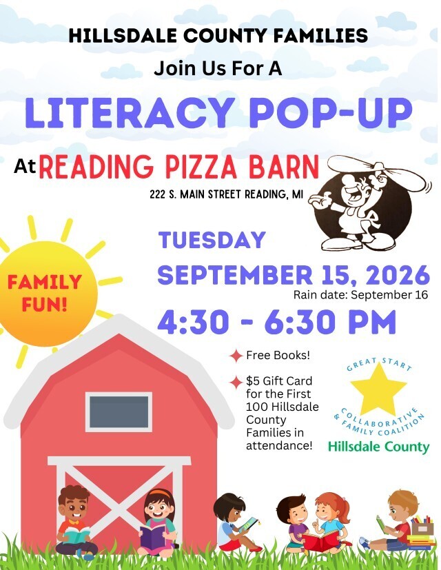 Literacy Pop Up