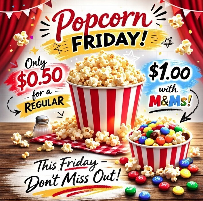 Pop Corn Friday