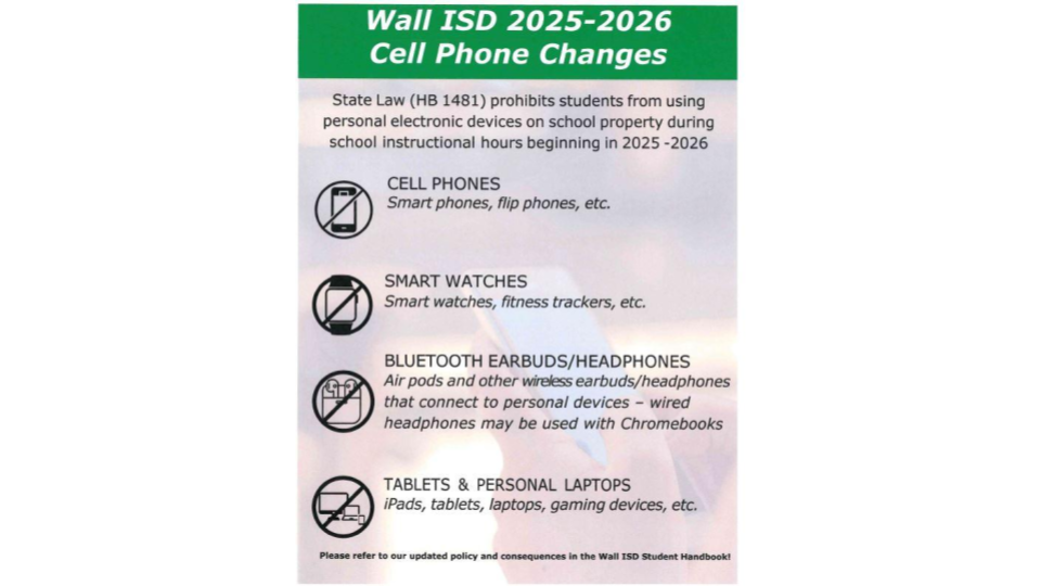 cell phone policy change