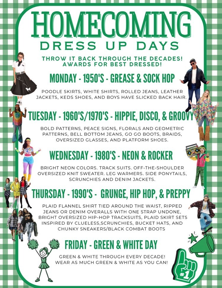 best homecoming dress up days October 16th- Filter:Size:L