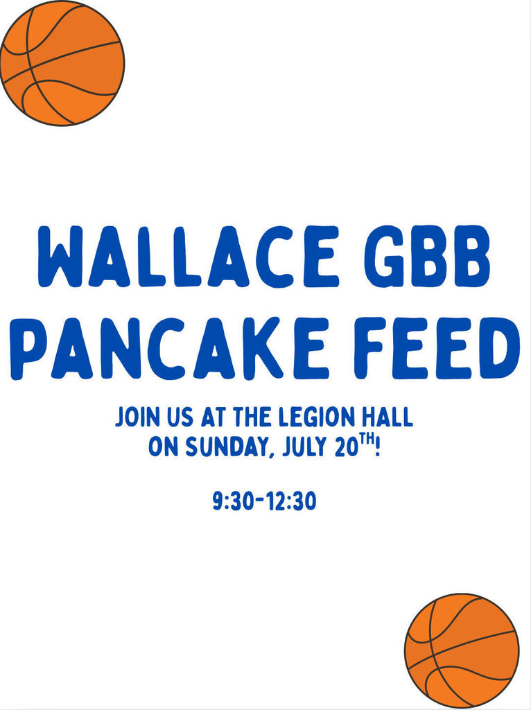 pancake feed Sunday, July 20th at the Legion Hall