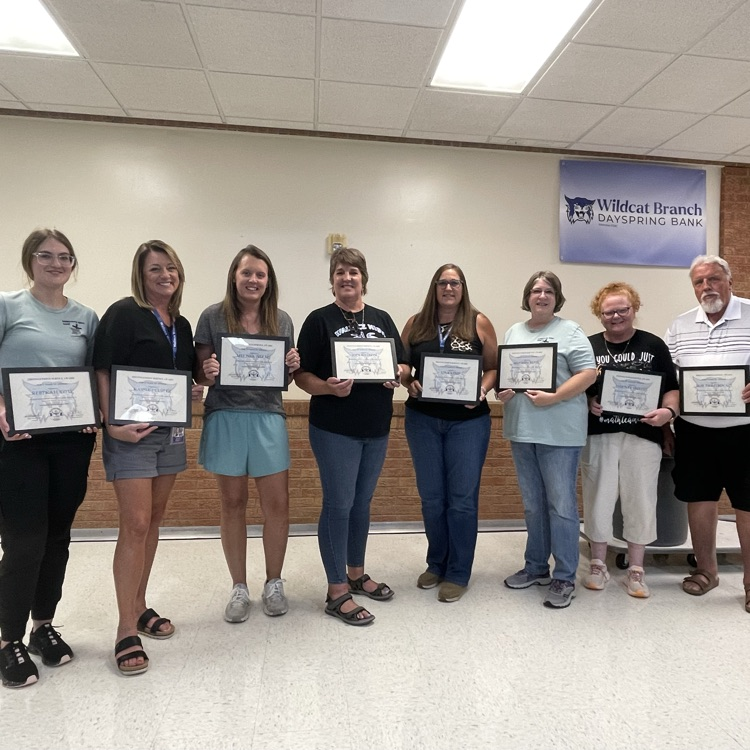 years of service award recipients