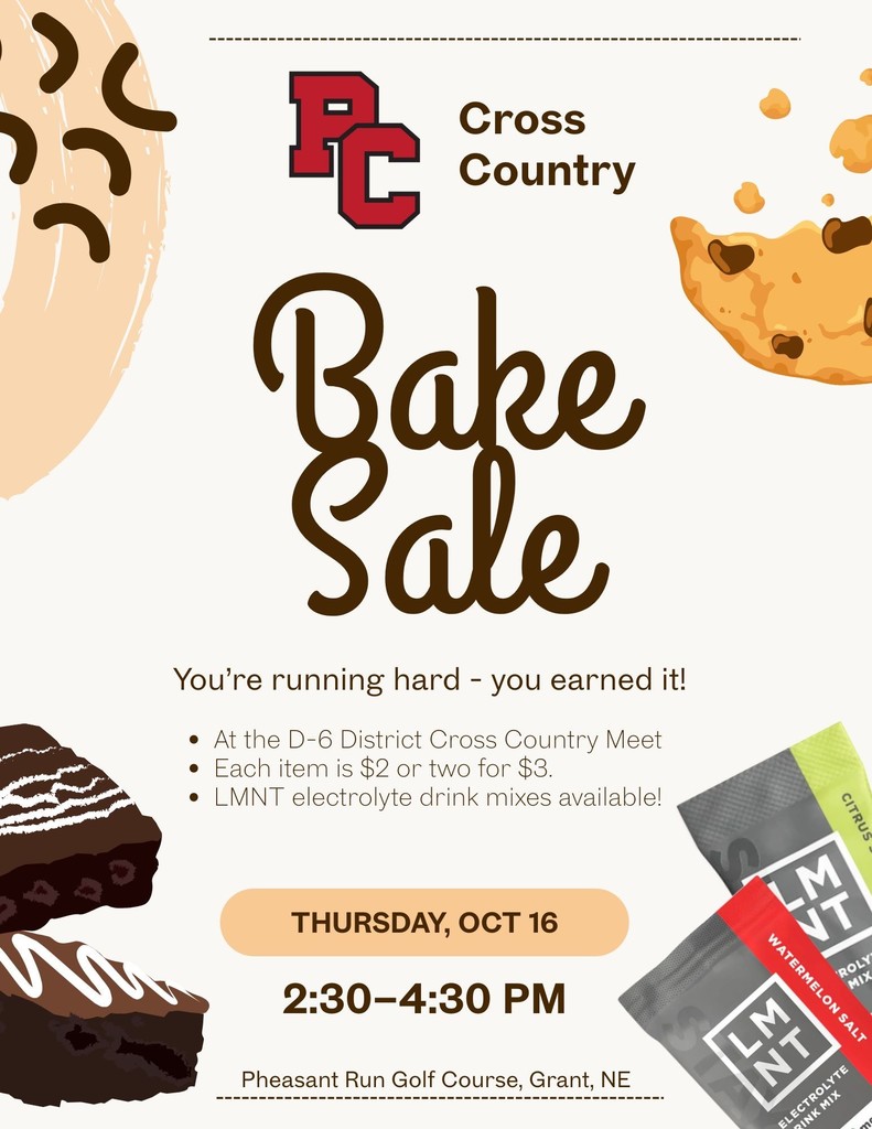 PCXC Bake Sale