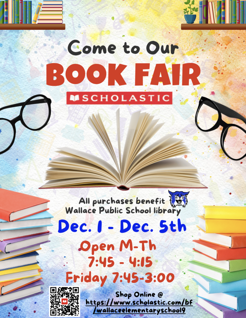 Book Fair open all week! Come check it out! Lots of new books!