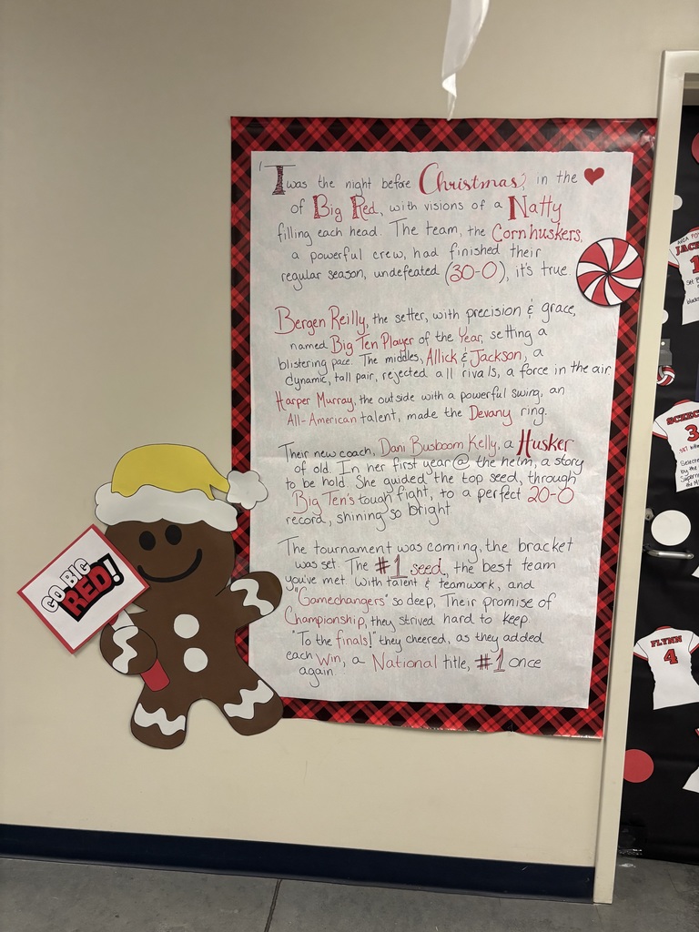 Nebraska Volleyball Wall Decorations