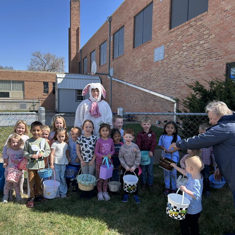 Easter bunny and preschool