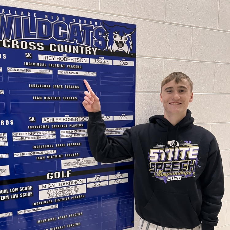 Max Hanson, district placer and state qualifier