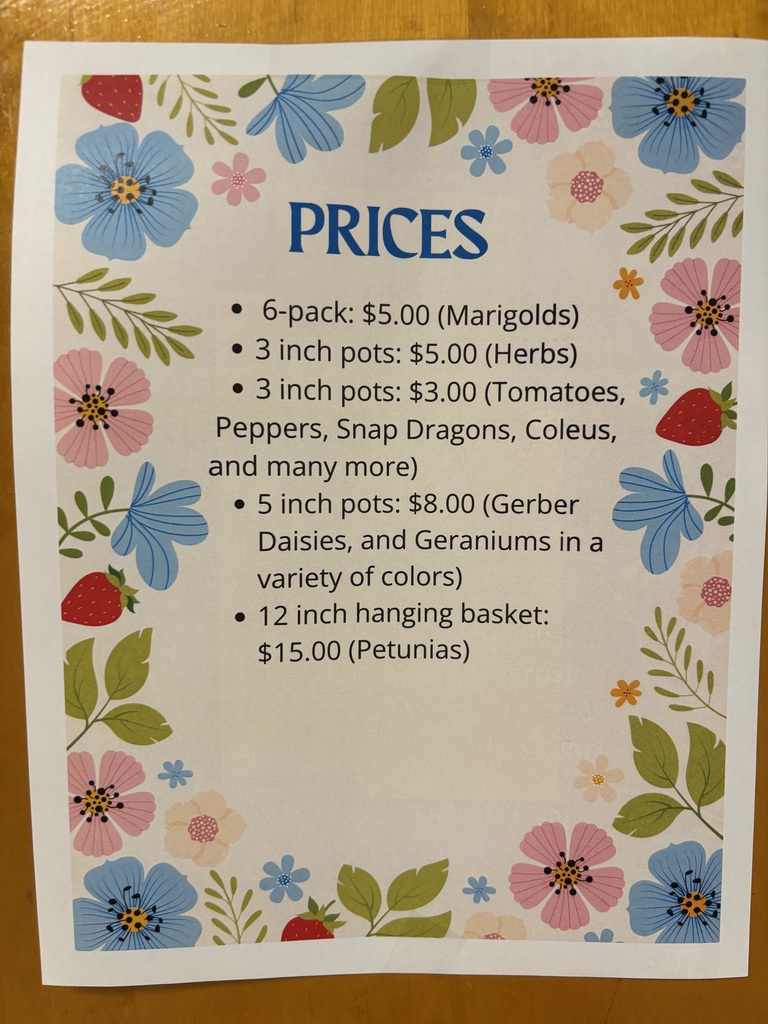 FFA greenhouse prices