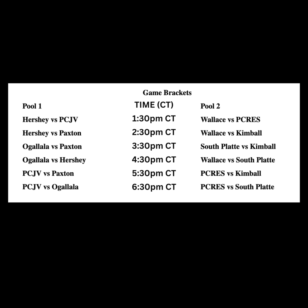 10/5 JV VB schedule