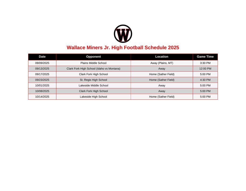 football games list