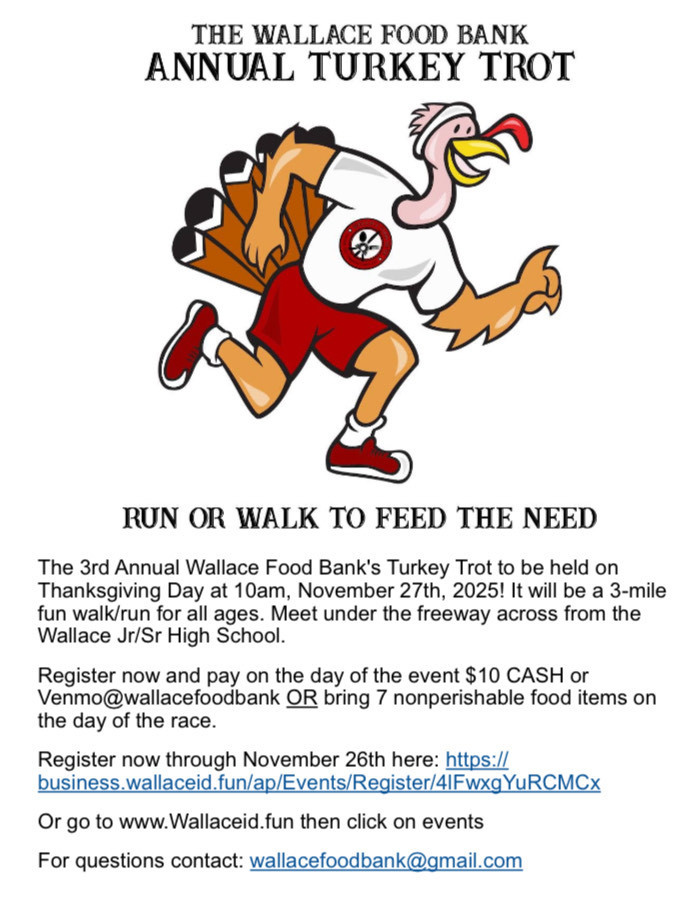 Turkey trot and Free Thanksgiving meal for the community