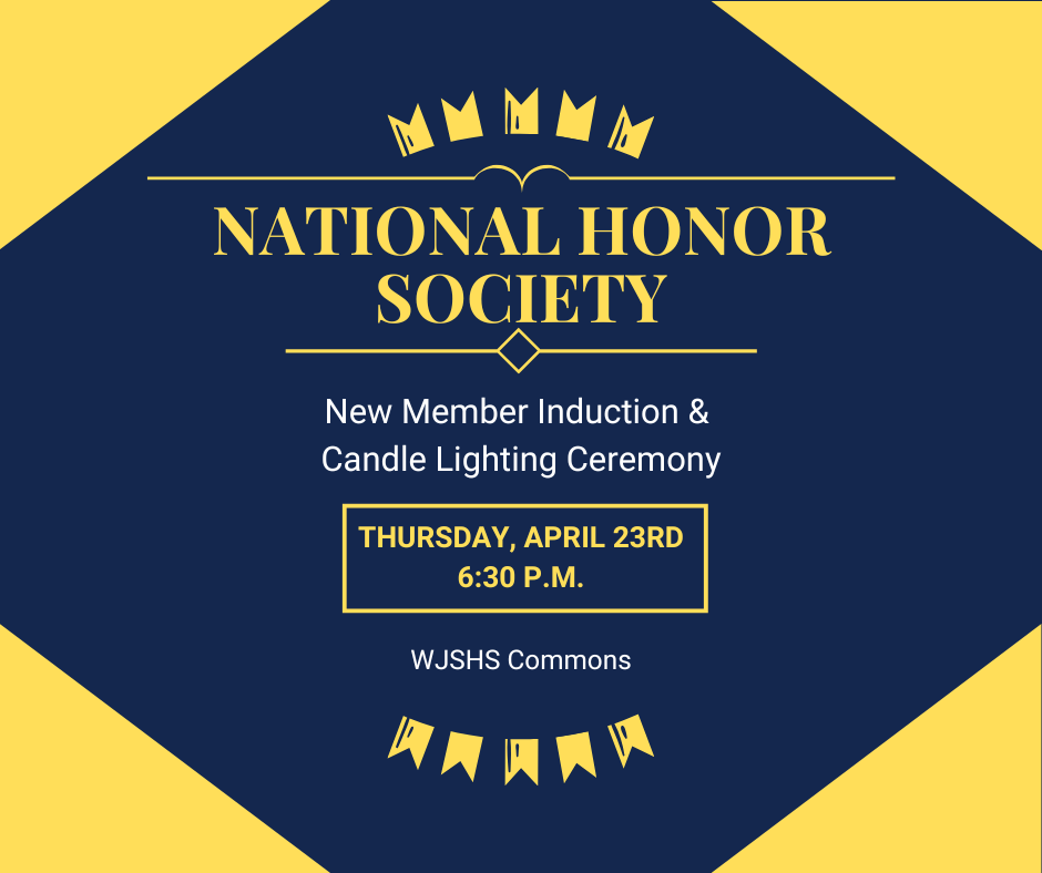 NHS ceremony 6:30 april 23rd