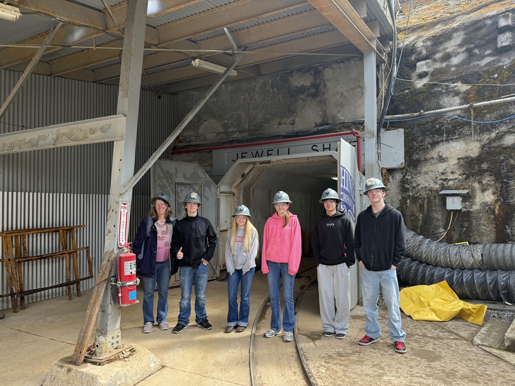 students at Jewell Shaft Sunshine Mine