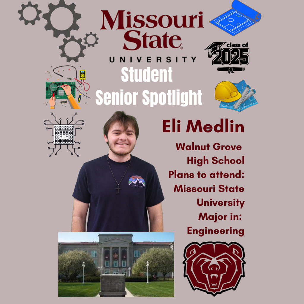 Eli Medlin Senior Spotlight Flyer