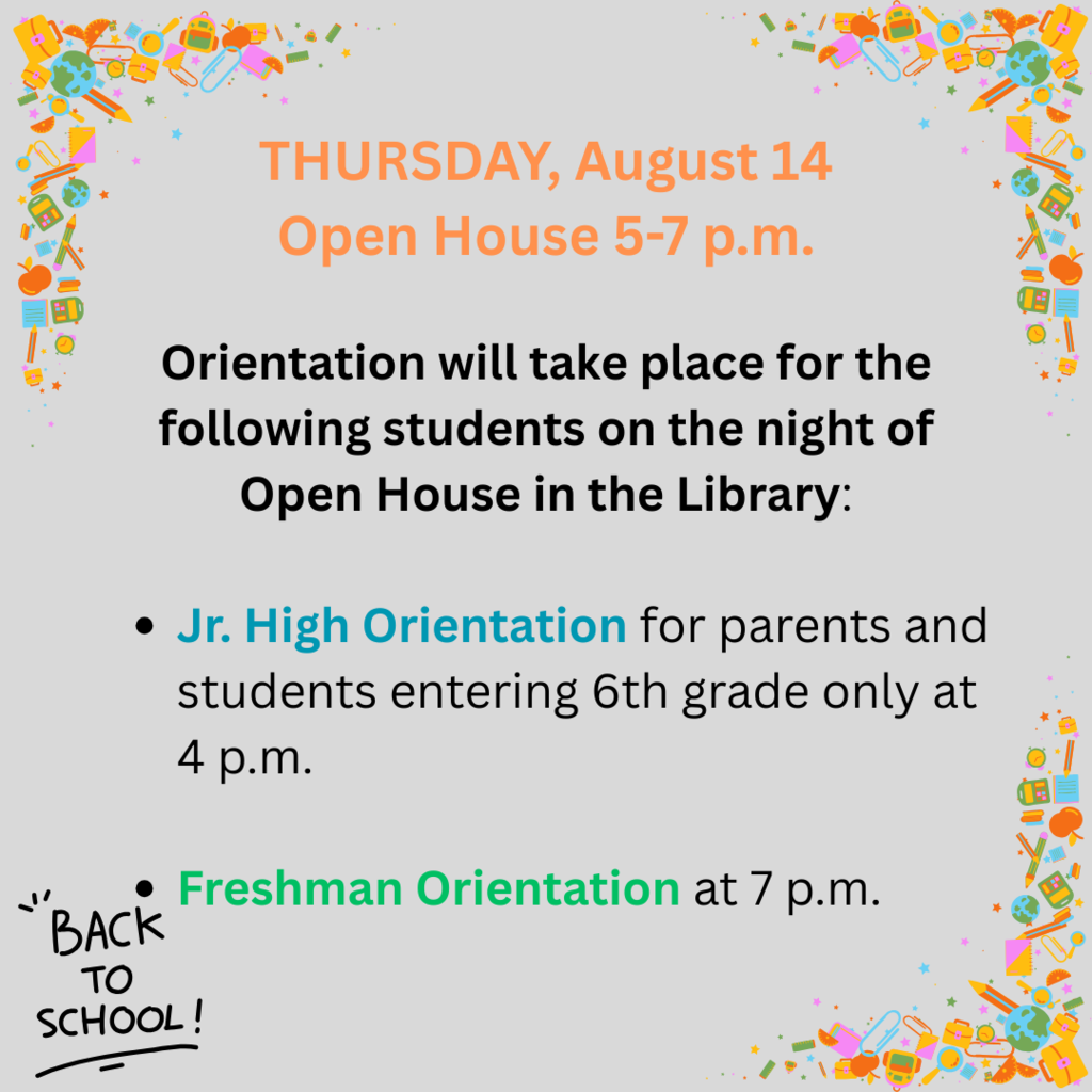 Open House + Orientation