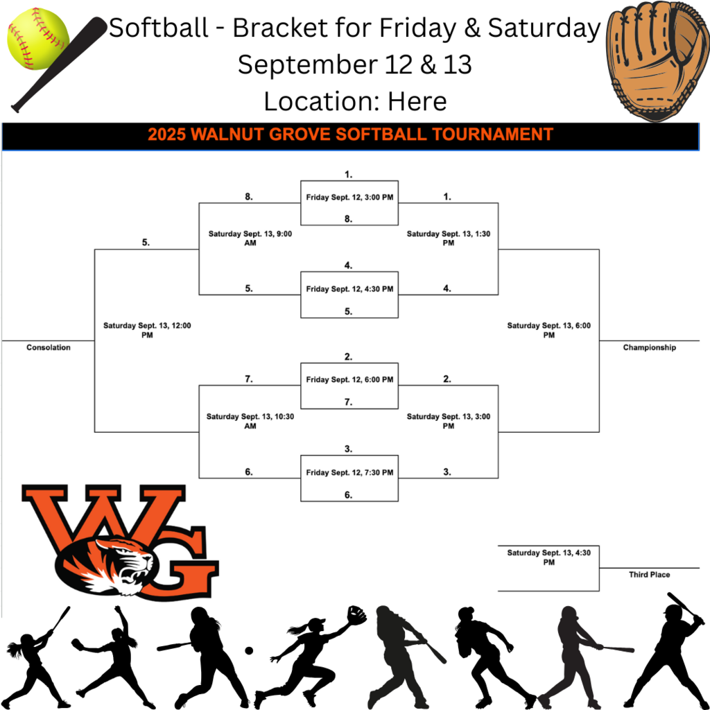 Sept 12 and 13 Bracket - Softball