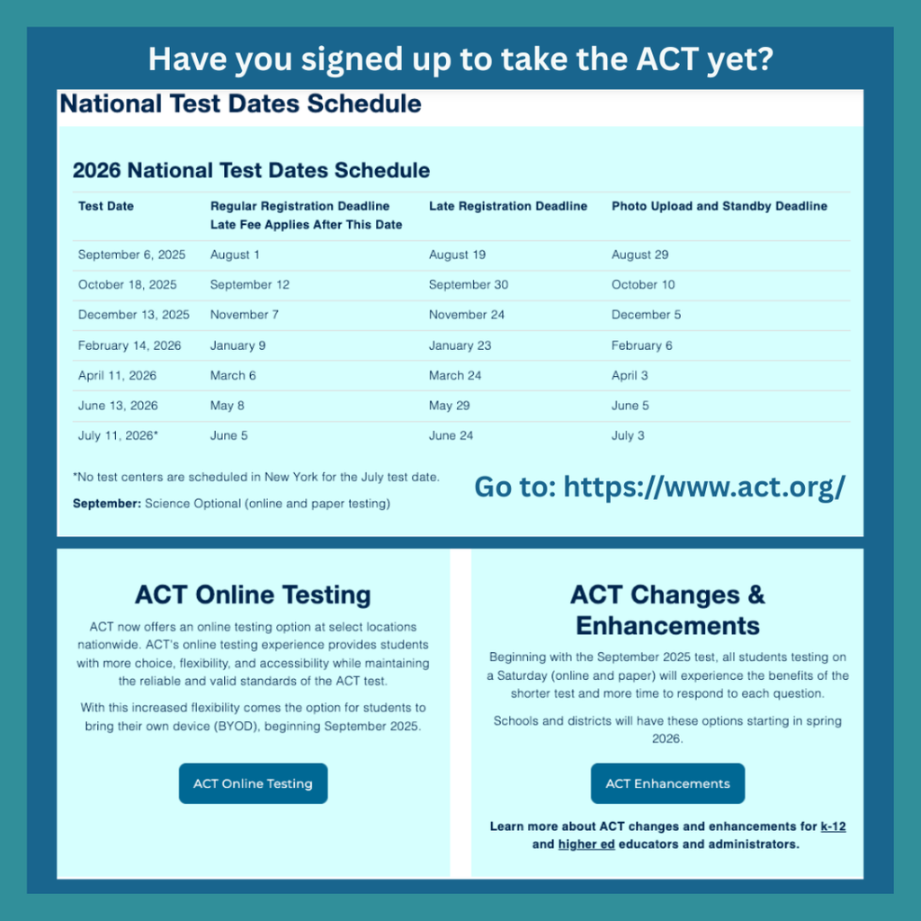 ACT Prep Day Flyer