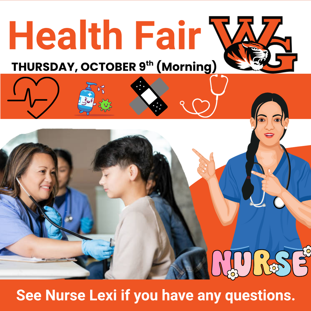 Health Fair - Thurs Oct 9