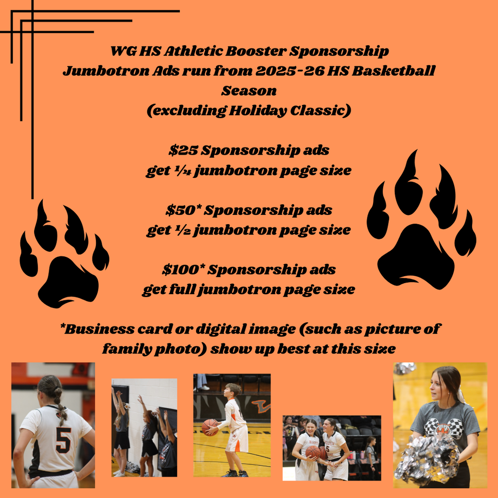 Athletic Boosters - Jumbotron Ads! RENEWAL