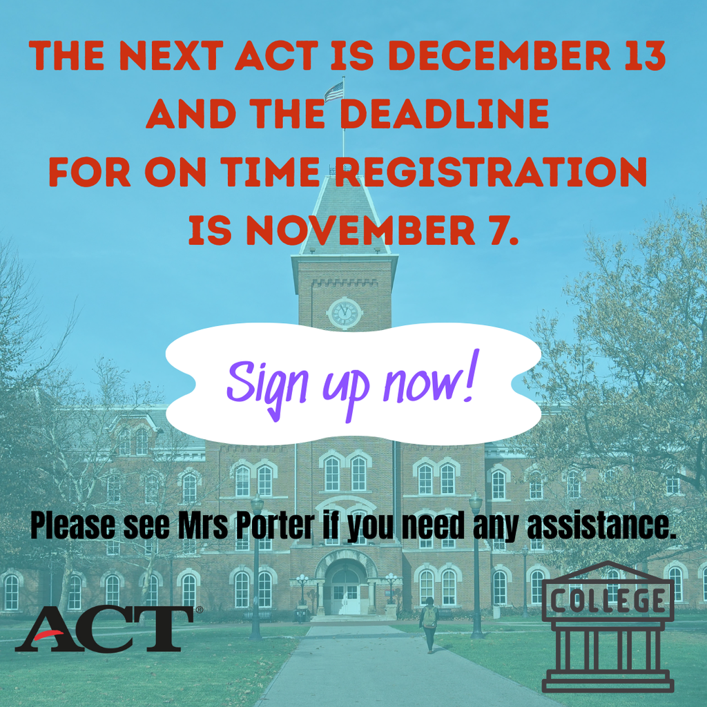 ACT December Deadline