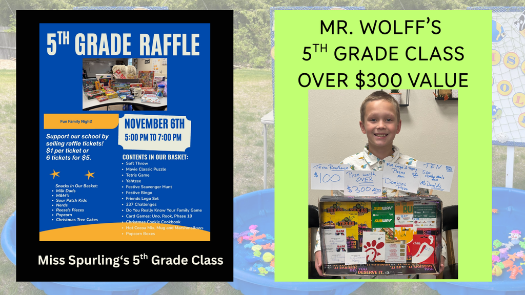 5th Grade Raffle