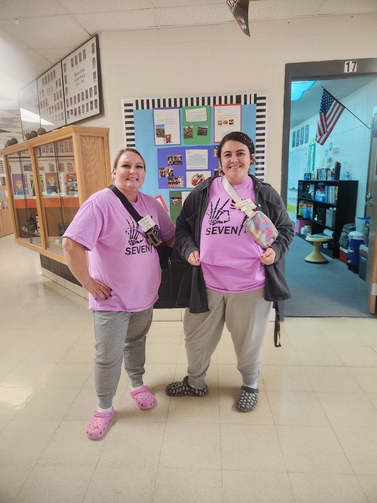Middle school teachers dressed as middle school students