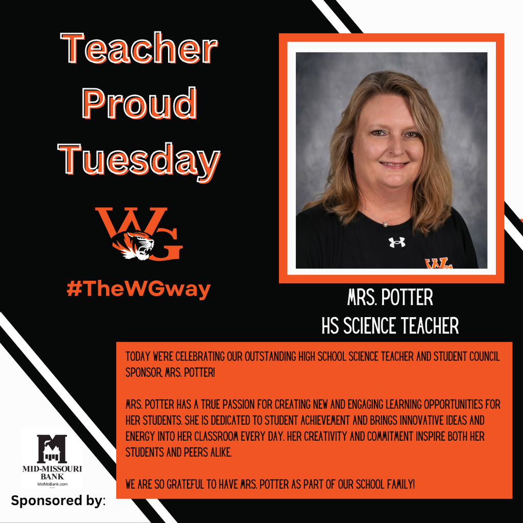 Teacher Proud Tuesday - Potter