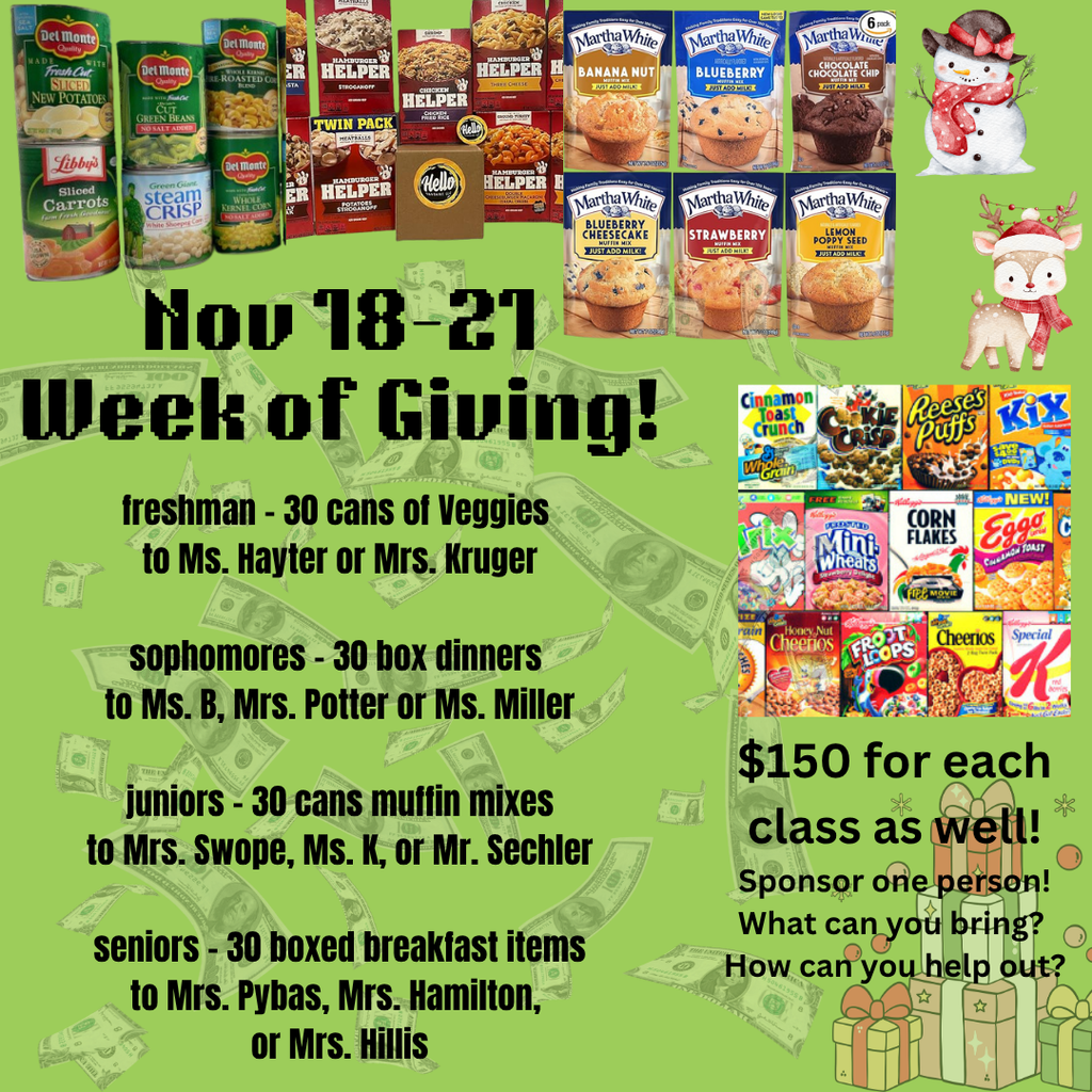 HS Week of Giving