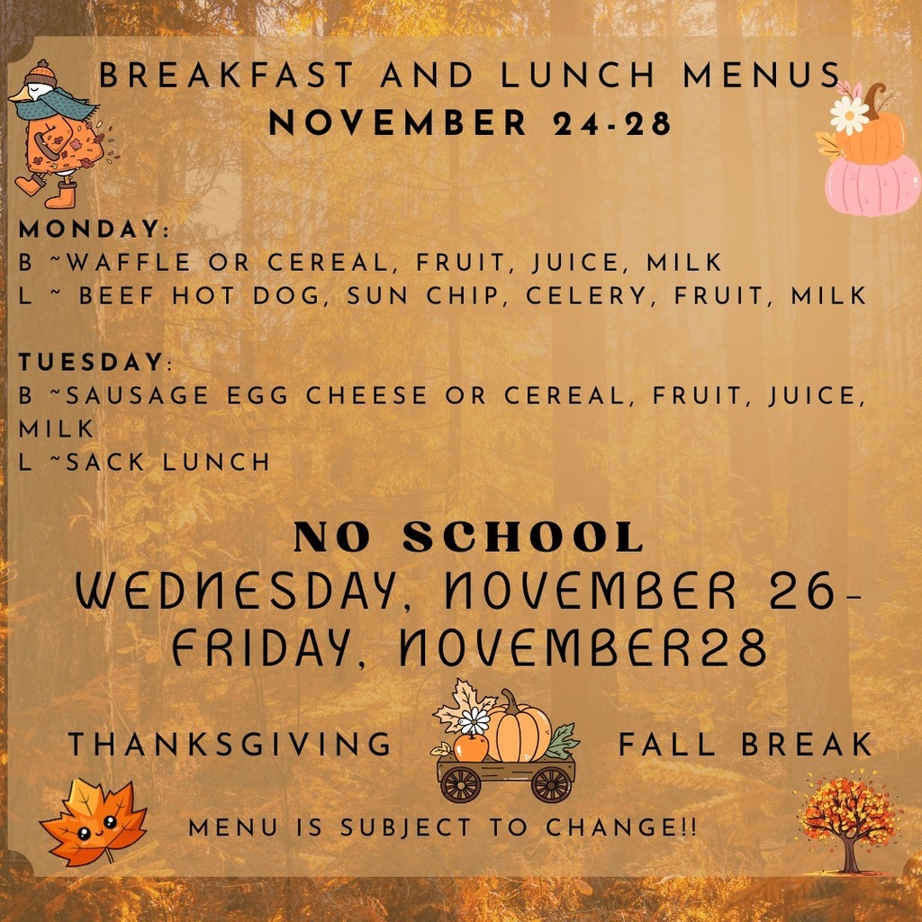 Breakfast and Lunch Menu