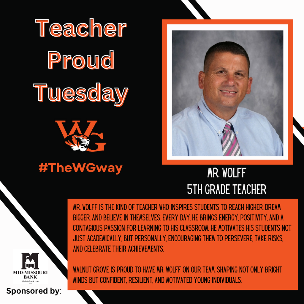 Mr Wolff - 5th Grade Teacher