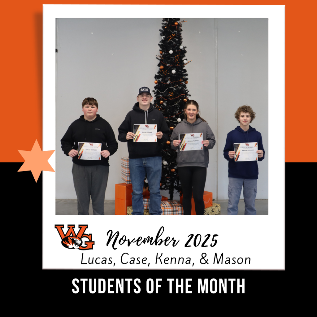 November Students of the Month!