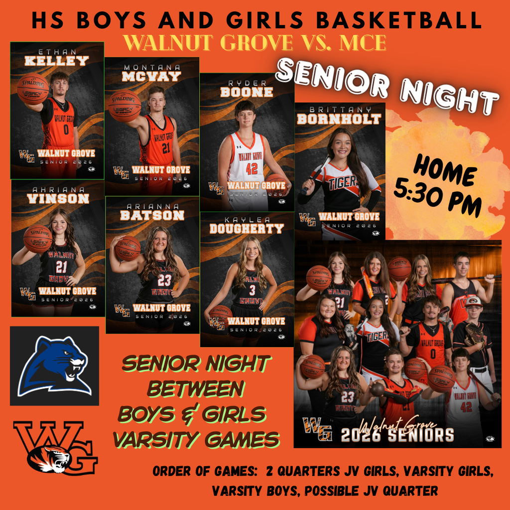 Senior Night Flyer