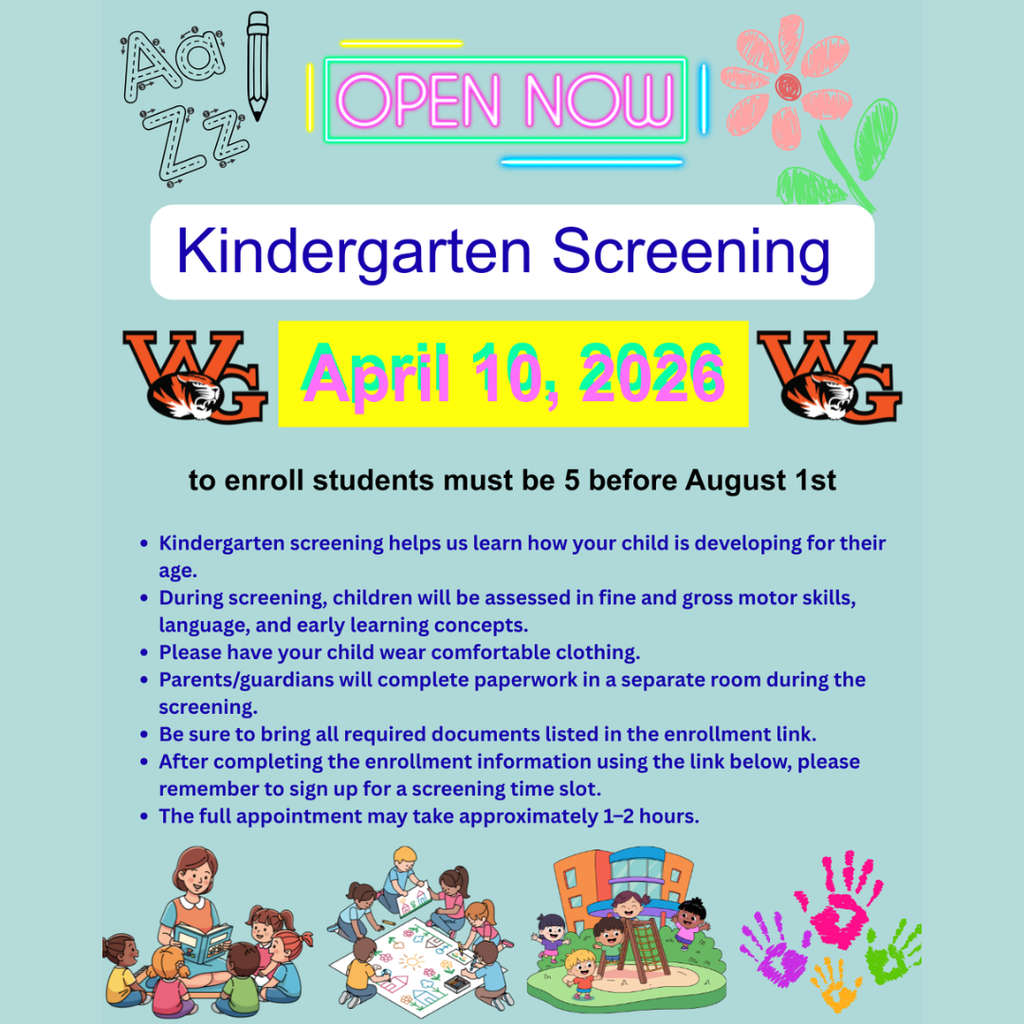 April 10th Kinder Screening Flyer