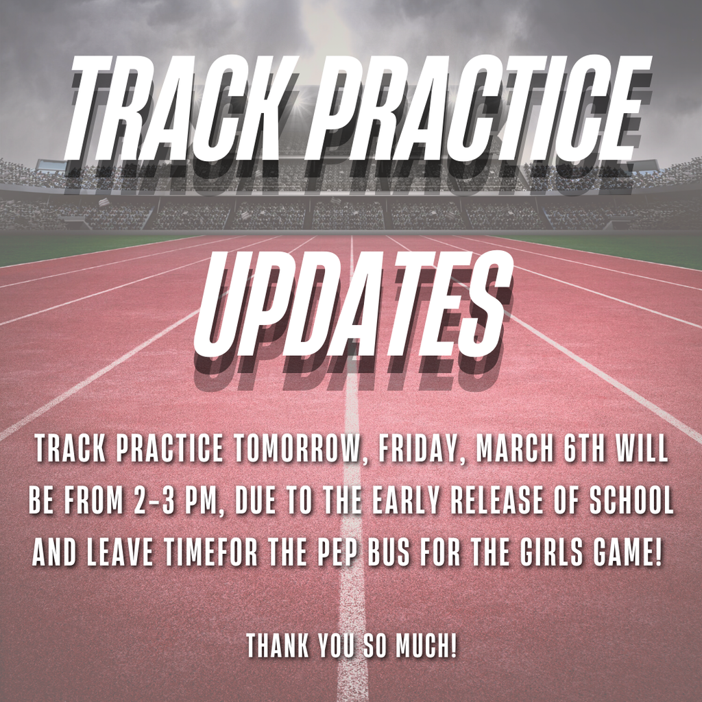 Track Practice Updates
