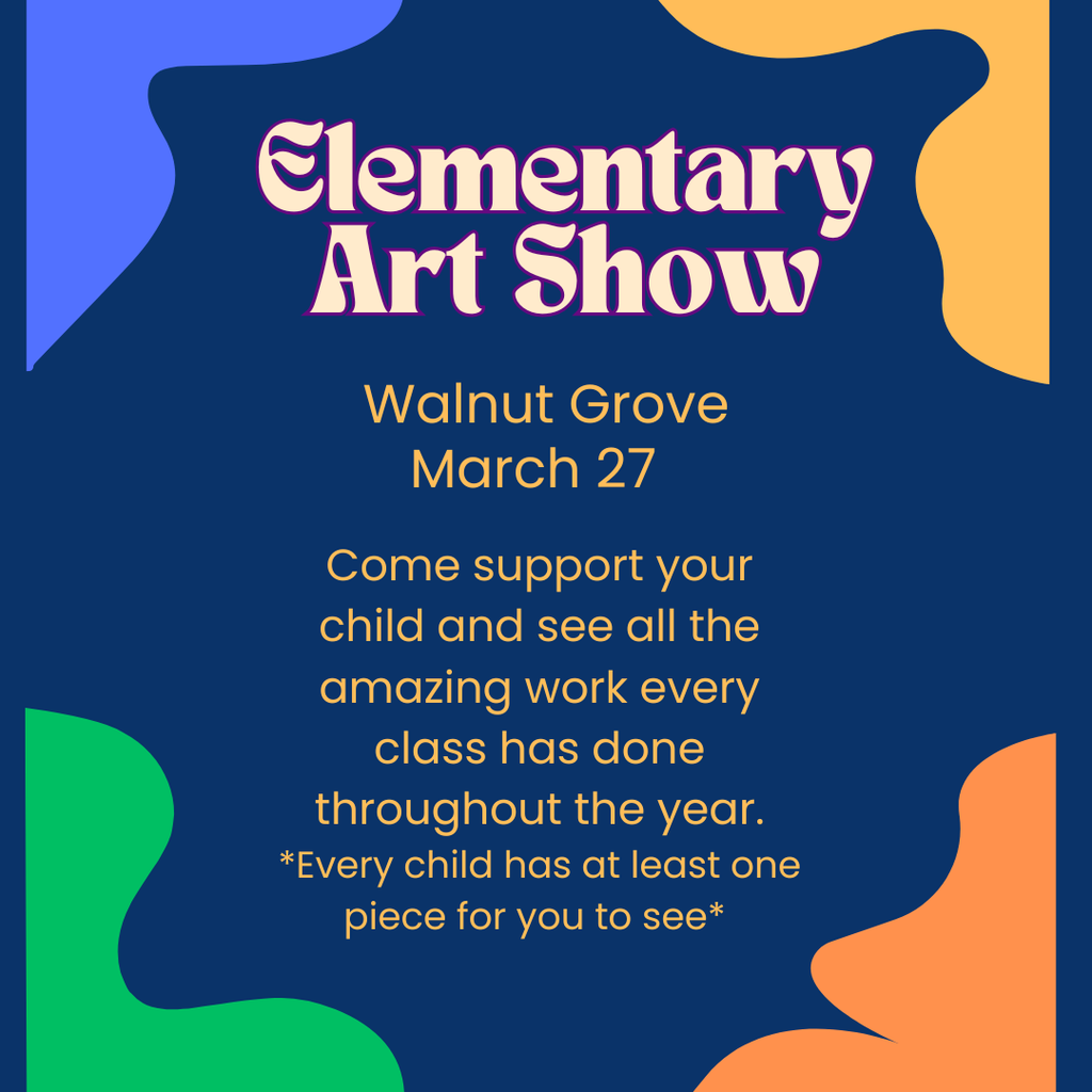 Elementary Art Show March 27