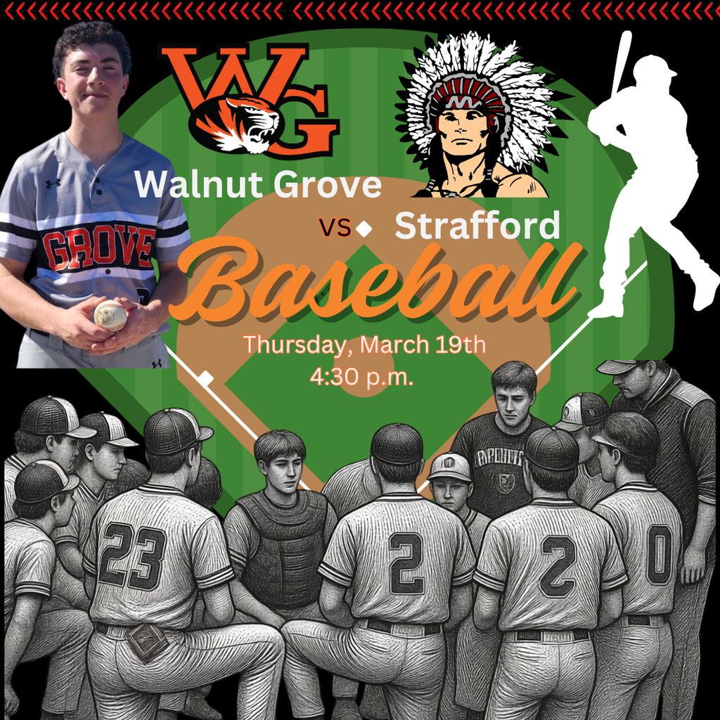Baseball vs Strafford today at 4:30 p.m. Flyer