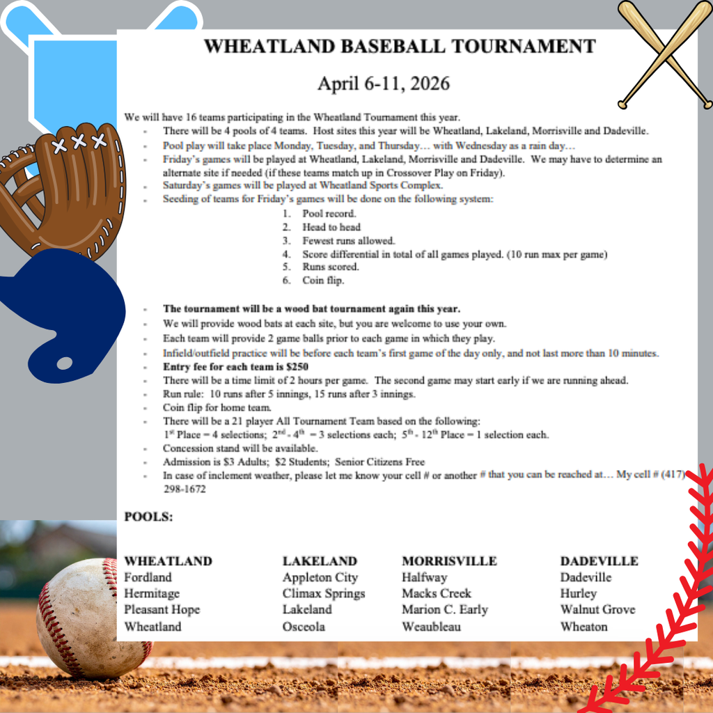 Wheatland Baseball Tournament more info