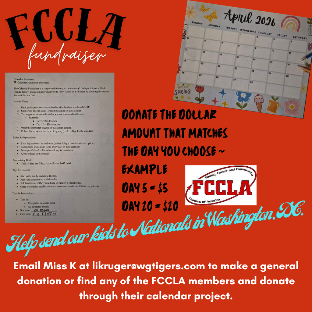 FCCLA fundraiser