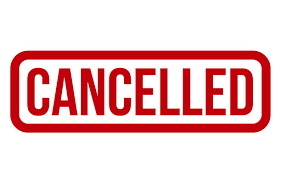 Cancelled practice