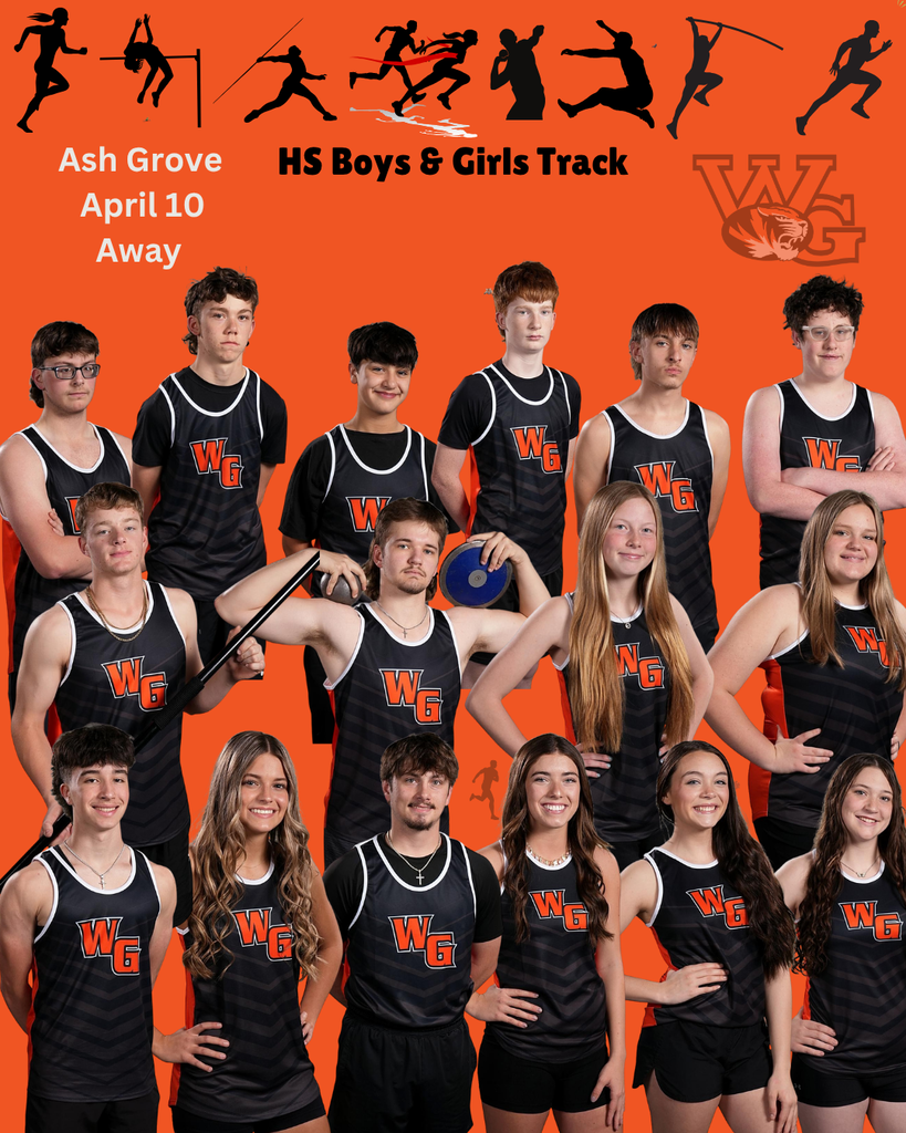 Track and Field Flyer for today Ash Grove
