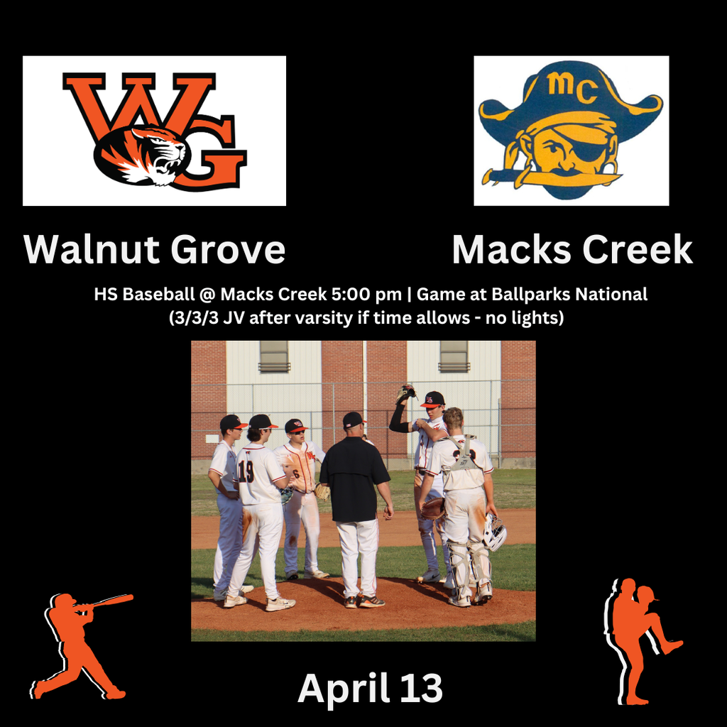 Macks Creek HS Baseball 5 p.m. - Ballparks National