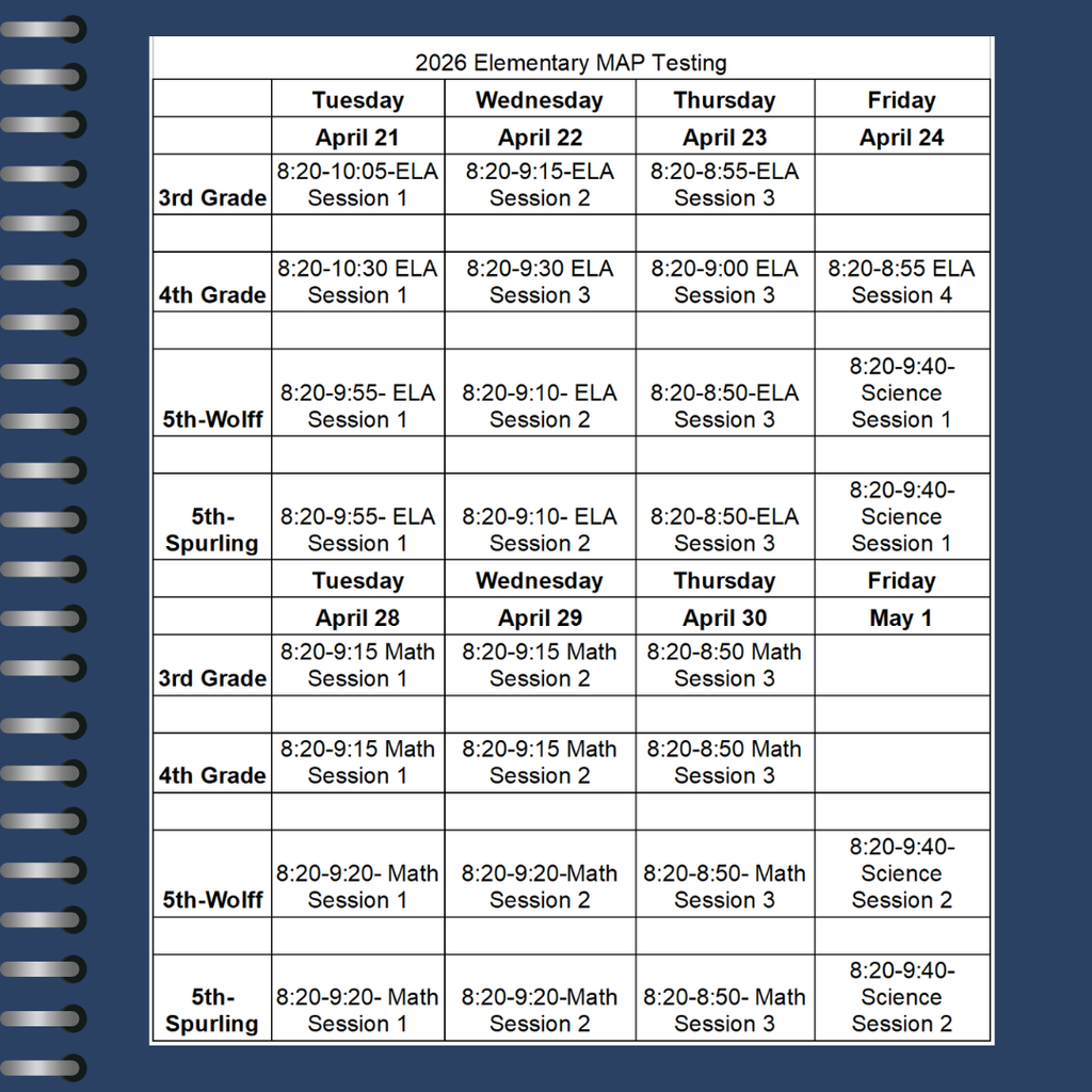 ELEMENTARY SCHEDULE