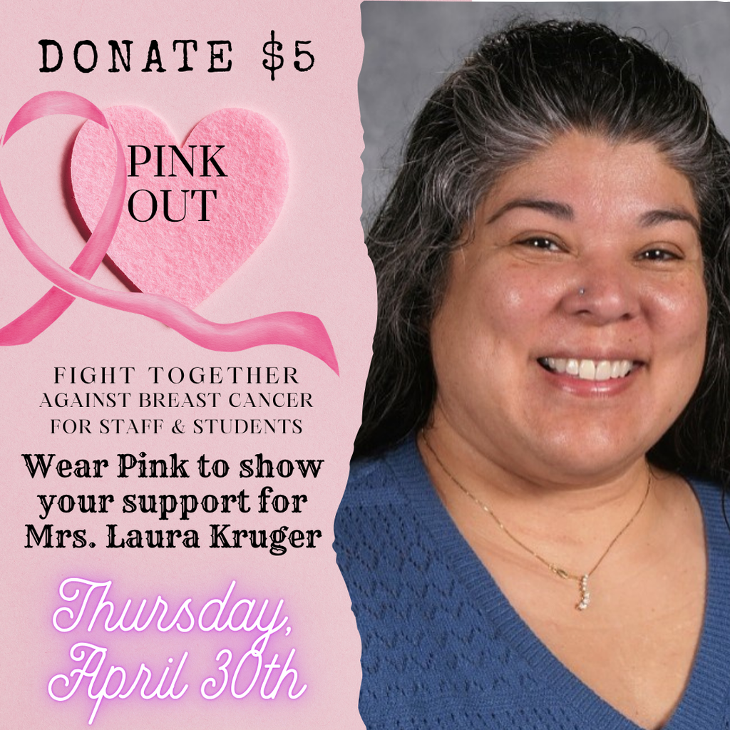 Pink out! Laura Kruger