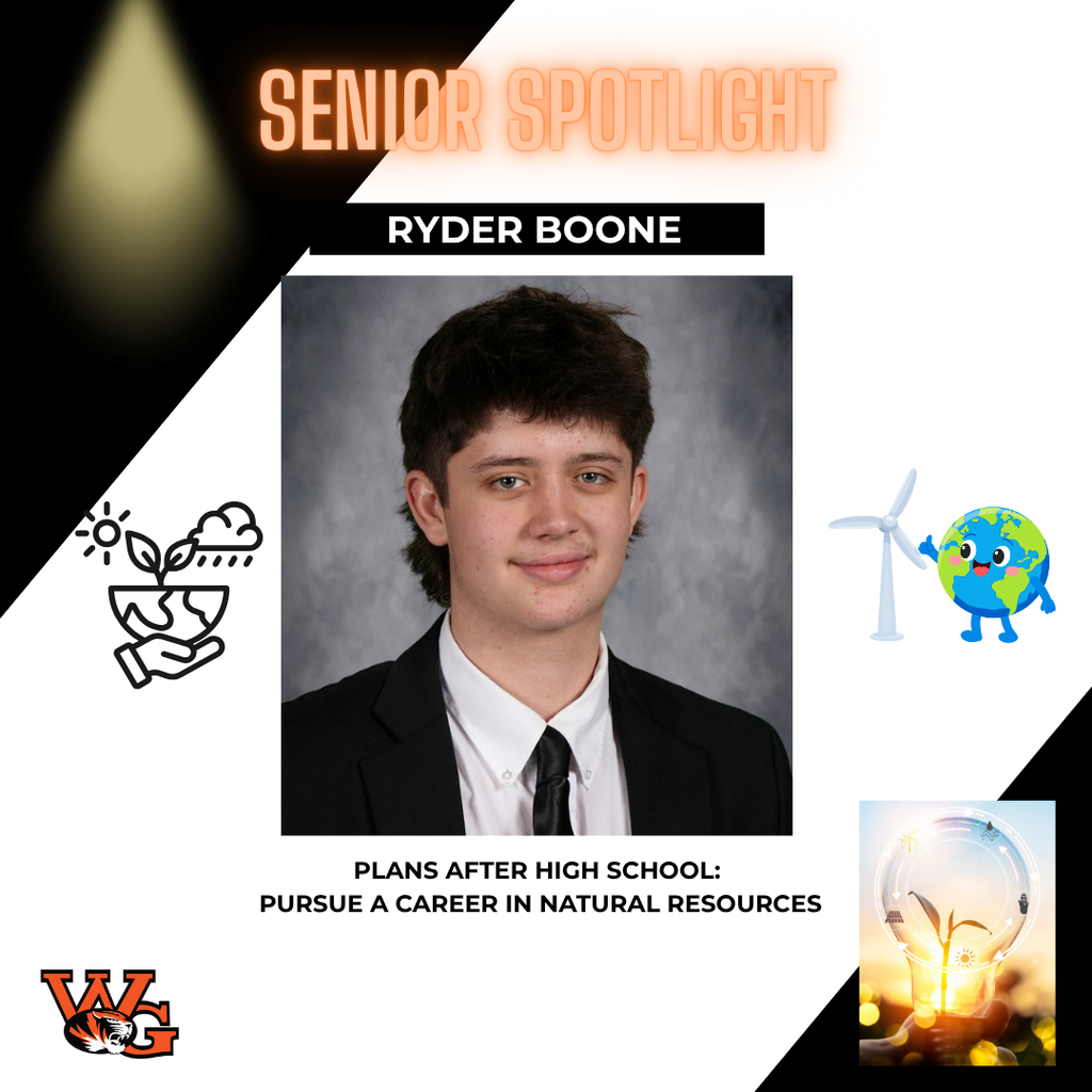 Ryder Boone | Ryder plans to pursue a career in natural resources.