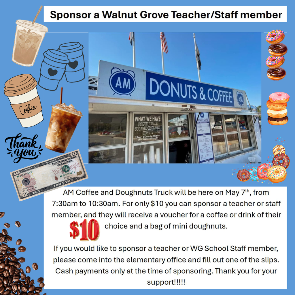 PTO Coffee and Donuts Donations