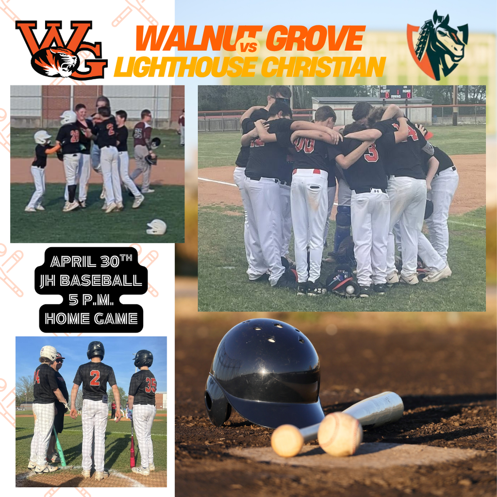 Baseball WG vs Lighthouse Christian HOME game