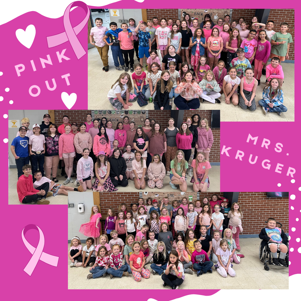 Pink OUT pics for Mrs. Kruger