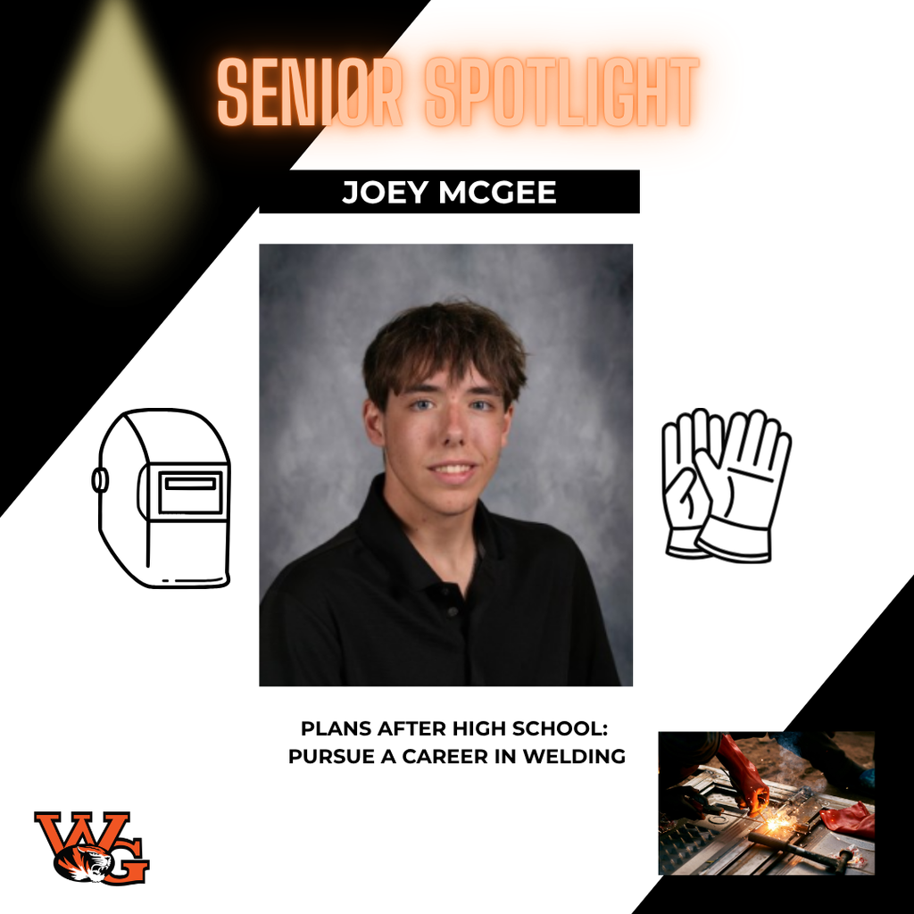 Joey McGee | Joey plans to pursue a career in Welding. 